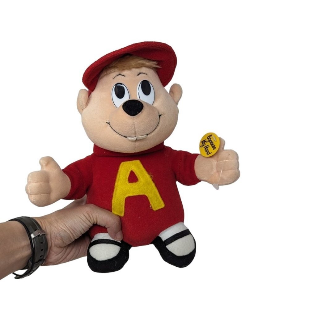 Vintage Gemmy Industries Alvin The Chipmunks Plush Stuffed Doll - NOT WORKING